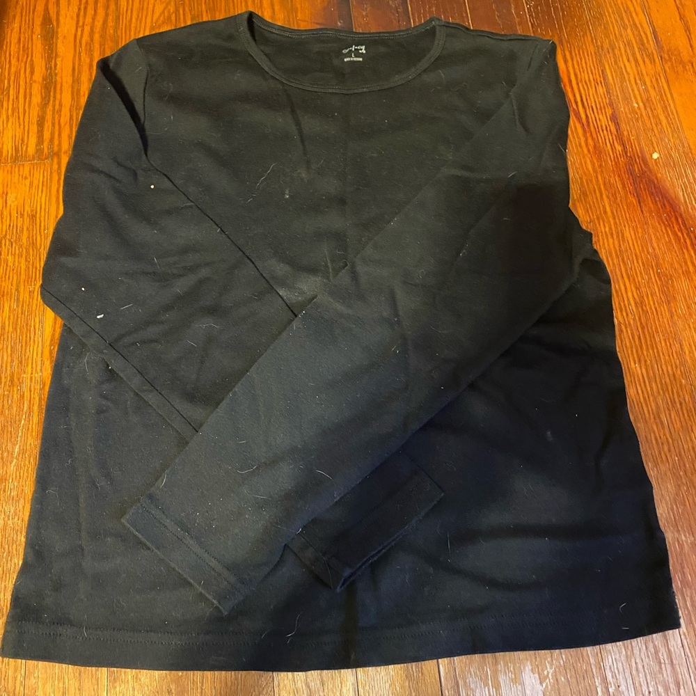 Black long sleeve shirt - 2